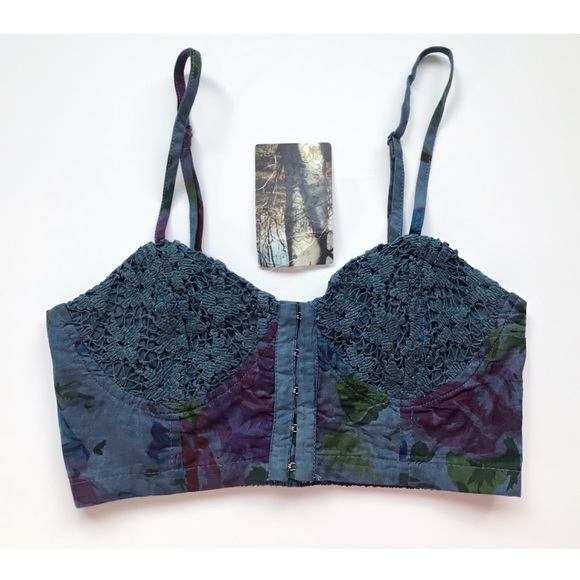 Urban Outfitters Other - UO Pins & Needles Floral Print Clasp Bralette